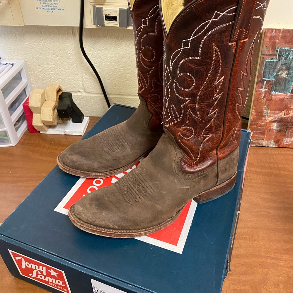 Tony Lama Patron Western Cowboy Boots
